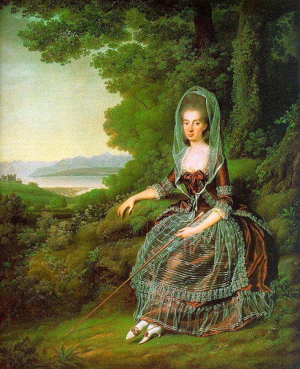 Jens Juel Madame de Pragins France oil painting art